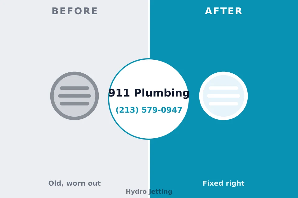 Before and after: plumbing repair West Lafayette, IN